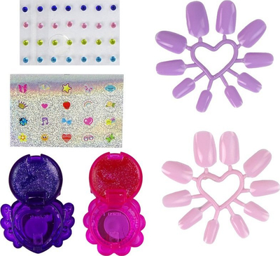 Set bukurie lodër Leantoys Magical Unicorn, me valixhe, për kalamaj 3+, rozë
