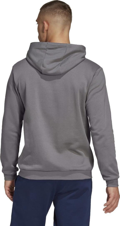 Bluzë me kapuç Adidas Entrada 22 Sweat M HB0578, pambuk poliester, me xhep kangur, gri