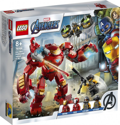 Lodër Lego Super Heroes Hulkbuster Iron Mana kontra agenci A.I.M. (76164)