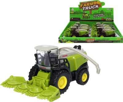 Maket metalik Trifox Combine Harvester, dekorativ, shumëngjyrësh