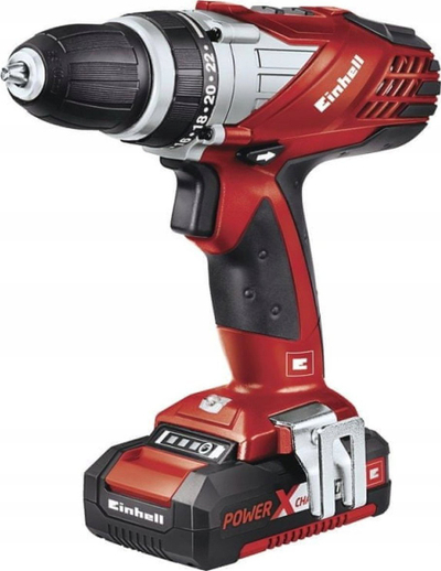 Vidërrues pa kabllo Einhell TE-CD 18/40, 18V, bateri 2.5Ah, i kuq