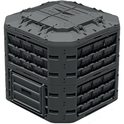 Komposter Prosperplast Compogreen Vario, 650L, plastikë e fortë, i zi
