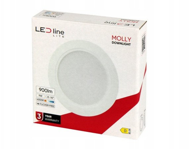 Spot tavani Molly Downlight, 9W, 900lm 4000K, i bardhë