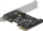 Kartë kontrolli DeLOCK 90431, PCI Express, 2 porta SATA, e zezë
