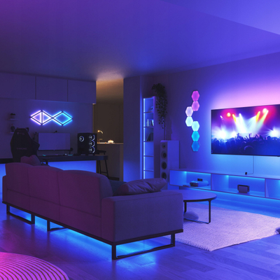 Set dritash LED Nanoleaf 4D, Screen Mirror, 5.2 m, për TV deri në 85\"