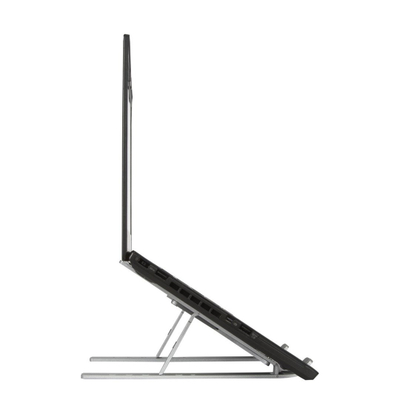 Mbajtëse ergonomike portative për laptop/tablet, alumini, e hirtë