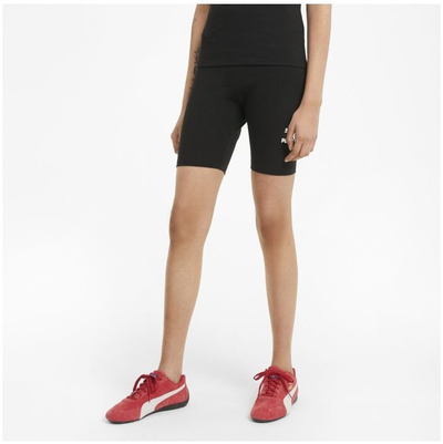 Tuta të shkurtra sportive Puma Classics për femra, elastike, e zezë