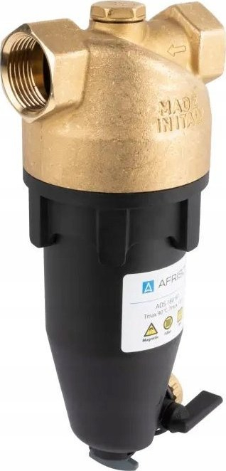 Separator magnetik papastërtish Ads 180 HP, për ngrohje dhe ftohje, poliamid i përforcuar, i zi