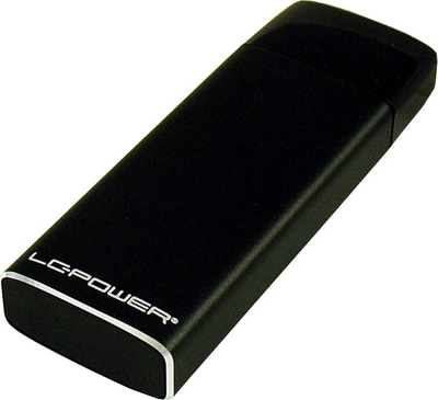 Kuti e jashtme për SSD M.2 LC-Power LC-M2-C-42MM, USB 3.1 Gen 2 Type-C, alumin, e zezë