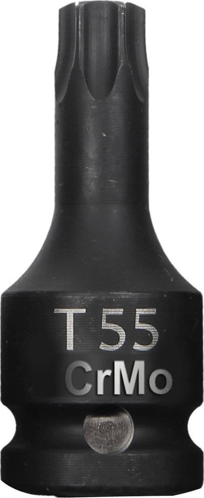 Bit çelës goditës Proline Torx T45, 1/2", 78mm, i zi