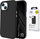 Maskë 3MK Fortis MagCase për Apple iPhone 15, mbrojtje ushtarake, MagSafe, e zezë