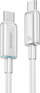 Kabllo karikimi USAMS Cloud Series US-SJ660, Type-C në Type-C, 100W PD, 1.2m, e bardhë