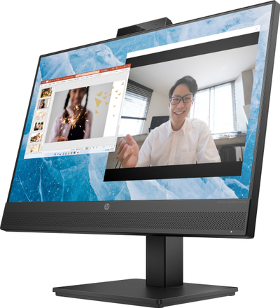 Monitor HP M24m, 23.8", Full HD, me kamerë, i zi