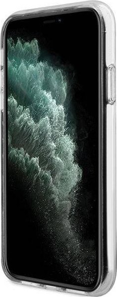 Kapak telefoni Guess GUHMN61HCFWSP për iPhone 11 / XR, Flower MagSafe, rozë