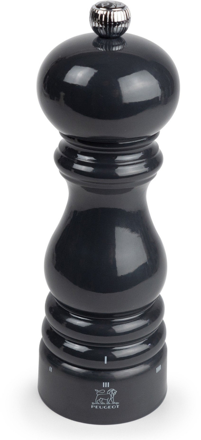 Рачен млин за бибер Peugeot Paris uSelect, дрво, 18 cm, шкрилец сива