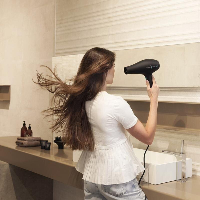 Tharëse flokësh Cecotec Bamba IoniCare 5350 Powershine Ice, 2600W, jonike, e bardhë