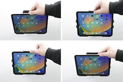 Пасивен држач за таблет Brodit за iPad 10th Gen, ротирачки 15°, црн
