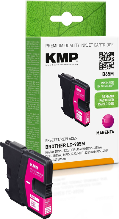Fishek boje KMP B65M, 4.5 ml, magenta
