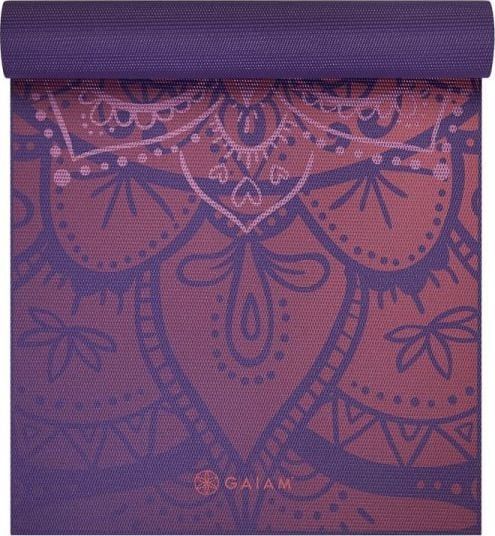 Tapet joga Gaiam Premium Athenian Rose 63958, 6 mm, 173 x 61 cm, rozë
