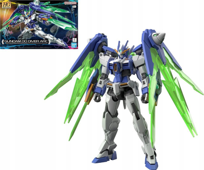 Model plastik Bandai Gundam 00 Diver Arc HG, 1:144, set për me ndërtu, blu me jeshile