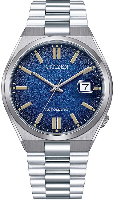 Orë për meshkuj Citizen Elegant Tsuyosa Automatic NJ0151-88L, e argjendtë/kaltër