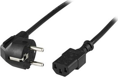 Kabllo rryme Deltaco DEL-111, 5m, IEC C13, e zezë