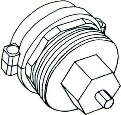 Adaptues valvule për ngrohje HomeMatic 76029, për termostat Homematic IP, filetë M30 x 1.5 mm, gri