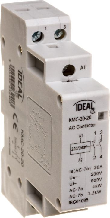 Kontraktor modular Kanlux 20A 2NO 0R 230V AC KMC-20-20 23240