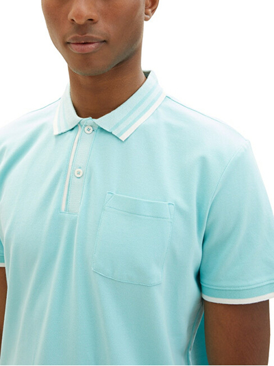 Maicë Tom Tailor regular fit polo, e kaltër