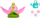 Lodër surprizë Jakks Disney Fairies Fairy Wish, lule magjike, me zanë, rozë