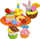 Set plasteline Leantoys Color Clay, makinë përziersi, 6 ngjyra, shumëngjyrësh