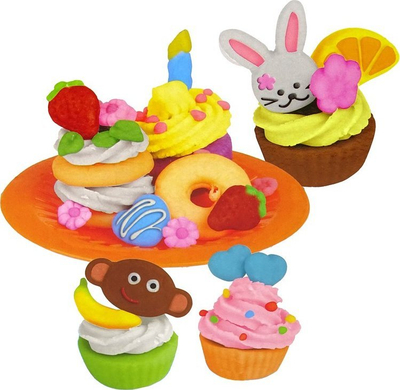 Set plasteline Leantoys Color Clay, makinë përziersi, 6 ngjyra, shumëngjyrësh
