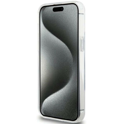 Kapak telefoni Karl Lagerfeld KLHMP15XHMRSKHH, për iPhone 15 Pro Max, MagSafe, i bardhë