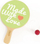 Дрвена ракета со топче Classic World Paddle Ball, со врвка, шарена