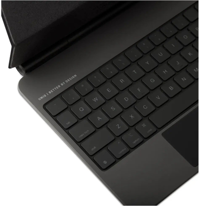 Këllëf me tastierë Uniq Venno Pro Magnetic Smart për iPad 11", Bluetooth, me touchpad, i zi