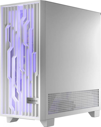 Куќиште за компјутер Modecom Perun Apex ARGB, бело, Midi Tower