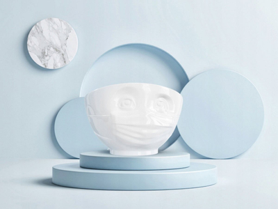 Enë FiftyEight FIFTYEIGHT Confident, tas porcelani 500ml, e bardhë