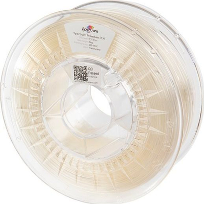 Filament 3D Spectrum PLA Premium Translucent, 1.75mm, 1kg, transparent