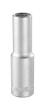 Çelës koke Stanley 1/2", 27mm, i gjatë, argjendtë