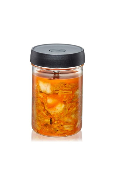 Kavanoz fermentimi Gefu NATIVO G-15810, 1L, qelq, kapak i zi