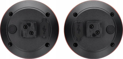 Drita biçiklete UMO UFO UMO21002, LED, IP66, të zeza