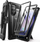 Klloçkë SUPCASE Unicorn Beetle Pro për Galaxy S24 Ultra, me mbrojtës ekrani, me kickstand, e zezë