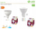Llambë LED Heda MR16 GU10 HD222, 4.5W 410lm, 4000K, e bardhë