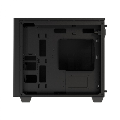 Kornizë PC Fortron FSP CST 360 B, Mini Tower, xham i temperuar, pa furnizues energjie, e zezë