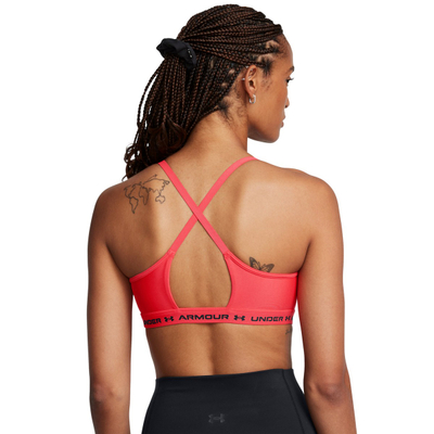 Спортски градник Under Armour UA Crossback Low, ниска поддршка, црвен