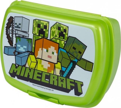 Kuti dreke Astra Lunchbox Minecraft, plastike, dizajn Minecraft, shumëngjyrëshe