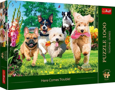 Puzzle Trefl Premium Plus Here Comes Trouble, 1000 copa, shumëngjyrëshe