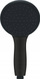 Dush dore Grohe Tempesta 261612433, 11 cm, 2 lloje spërkatjeje, i zi mat