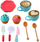 Set pikniku LEAN Toys me shportë thurje, 33 pjesë, shumëngjyrësh