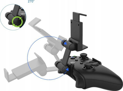 Mbajtëse telefoni JYS për kontrolluesin Xbox One X, e zezë